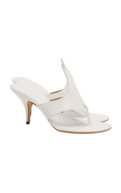 Ferragamo Lyrai Leather Thong Sandals