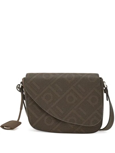 Ferragamo M Fiamma Cross Body Bag In Brown