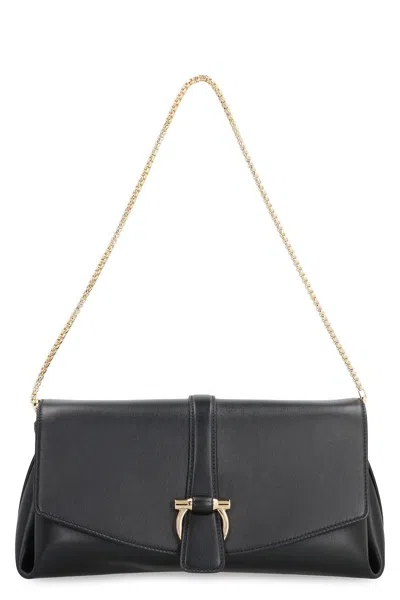 Ferragamo M Leather Crossbody Bag