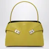 Ferragamo Hug Soft M Bag In Lime/moss In Orange