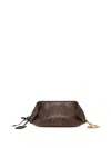 Ferragamo Make Up Clutch In Brown