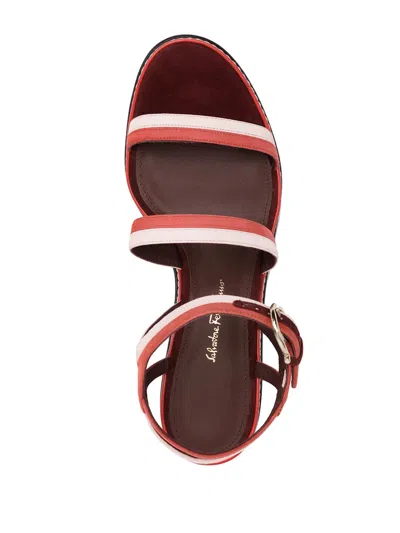 Ferragamo Maloy 55mm Sandals In Brown
