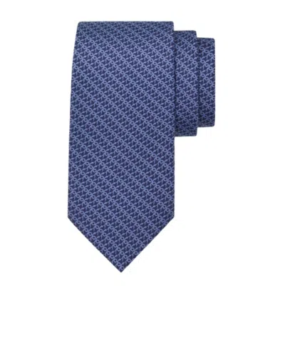 Ferragamo Mamba Print Tie In Blue