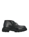 Ferragamo Geffer 2 Gancini Ankle Boots In Black