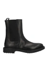 Ferragamo Man Ankle Boots Black Size 12 Soft Leather In Black