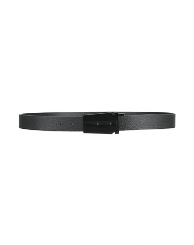Ferragamo Man Belt Black Size 38 Leather
