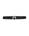Ferragamo Man Belt Black Size 39.5 Leather In Black