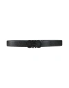 Ferragamo Reversible And Adjustable Gancini Belt In Black