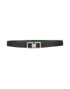 Ferragamo Man Belt Black Size 43.5 Leather In Black