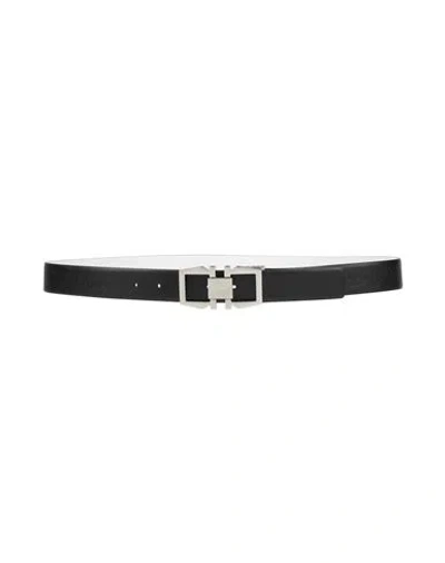 Ferragamo Man Belt Black Size 43.5 Leather