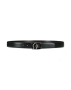 Ferragamo Man Belt Black Size 43.5 Leather In Black