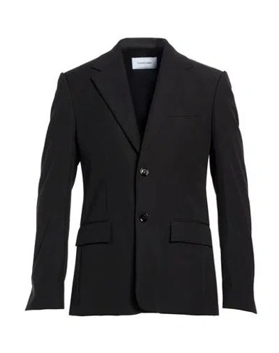 Ferragamo Man Blazer Black Size 40 Virgin Wool
