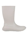 Ferragamo Man Boot Light Grey Size 9 Textile Fibers In Grey