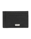 Ferragamo Man Cardholder Black Size - Calfskin