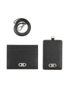 Ferragamo Man Cardholder Black Size - Leather In Black