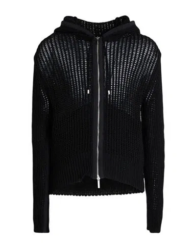 Ferragamo Man Cardigan Black Size L Cotton