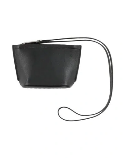 Ferragamo Man Coin Purse Black Size - Leather