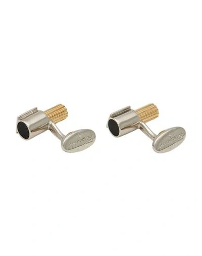 Ferragamo Man Cufflinks And Tie Clips Silver Size - Brass