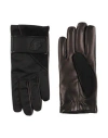 Ferragamo Man Gloves Black Size 9.5 Lambskin, Econyl In Black