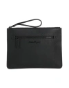 Ferragamo Man Handbag Black Size - Leather In Black