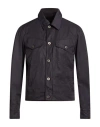 Ferragamo Man Jacket Midnight Blue Size 44 Polyester, Cotton, Elastane In Blue