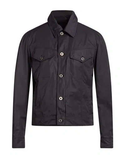 Ferragamo Man Jacket Midnight Blue Size 44 Polyester, Cotton, Elastane