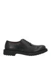 Ferragamo Man Lace-up Shoes Black Size 11 Calfskin In Black