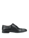 Ferragamo Man Lace-up Shoes Black Size 6.5 Calfskin In Black