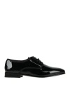 Ferragamo Aiden Series Lace-up Business Casual Shoes In Black
