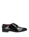 Ferragamo Aiden Series Lace-up Business Casual Shoes In Black