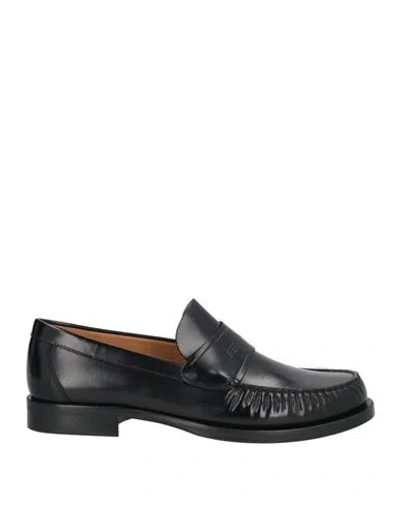 Ferragamo Man Loafers Black Size 11 Calfskin