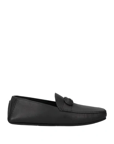 Ferragamo Man Loafers Black Size 11.5 Calfskin