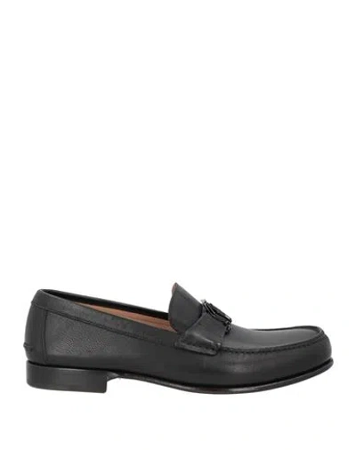 Ferragamo Man Loafers Black Size 12 Leather