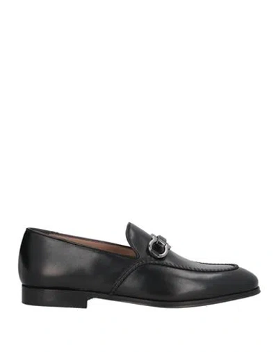Ferragamo Man Loafers Black Size 6 Calfskin