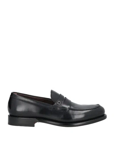 Ferragamo Man Loafers Black Size 6 Calfskin