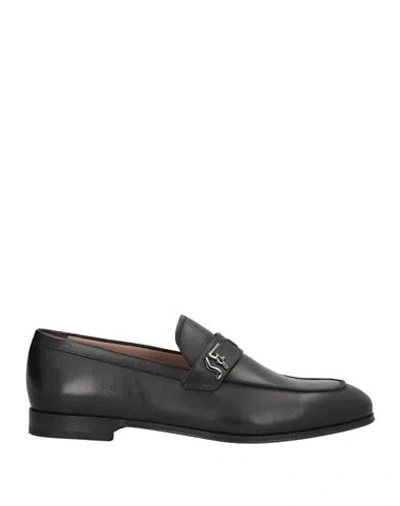 Ferragamo Man Loafers Black Size 6.5 Calfskin