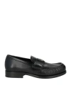 Ferragamo Man Loafers Black Size 6.5 Calfskin In Black