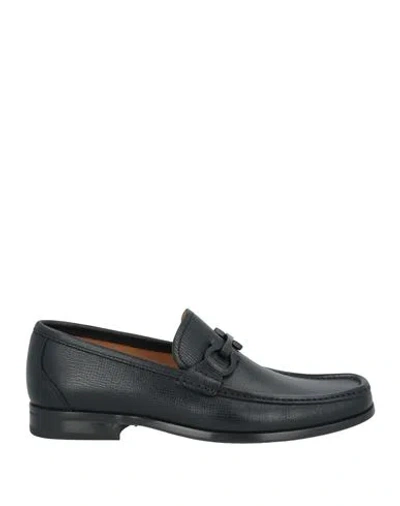 Ferragamo Man Loafers Black Size 6.5 Calfskin