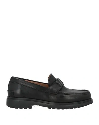 Ferragamo Man Loafers Black Size 7 Calfskin