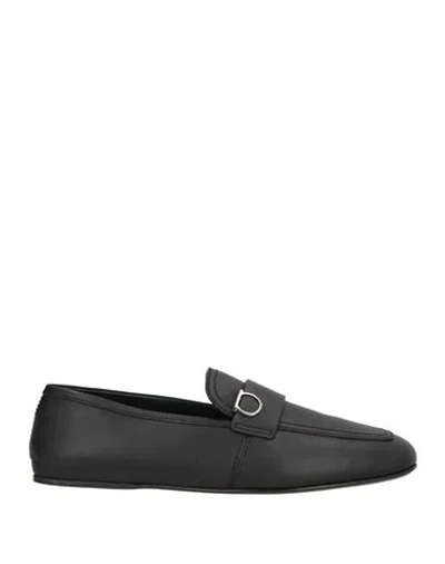 Ferragamo Man Loafers Black Size 7.5 Calfskin