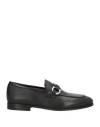 Ferragamo Man Loafers Black Size 7.5 Calfskin In Black
