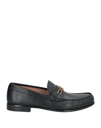 Ferragamo Man Loafers Black Size 8 Calfskin