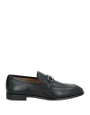 Ferragamo Black Gancini Casual Business Shoes In Black