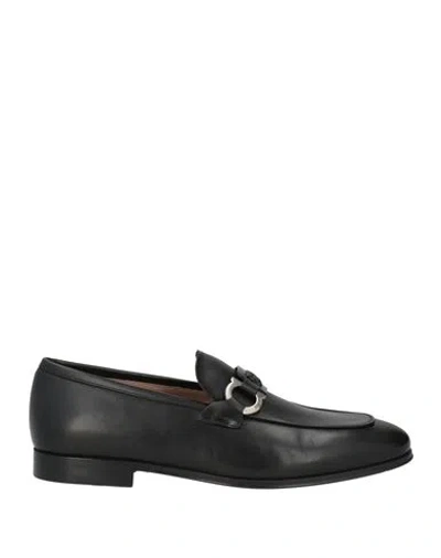 Ferragamo Man Loafers Black Size 8.5 Calfskin