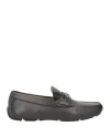 Ferragamo Man Loafers Black Size 8.5 Calfskin