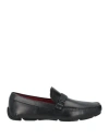 Ferragamo Man Loafers Black Size 8.5 Leather In Black