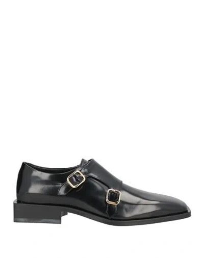 Ferragamo Man Loafers Black Size 8.5 Leather