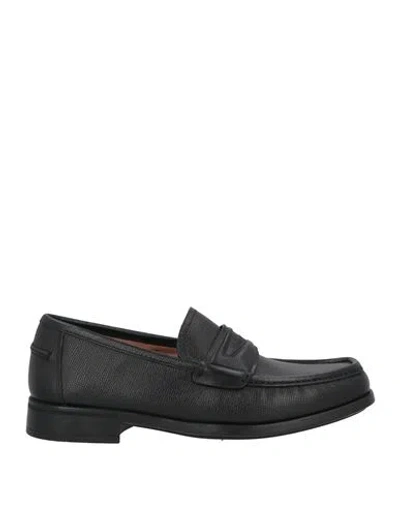 Ferragamo Man Loafers Black Size 9 Calfskin