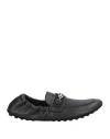 Ferragamo Man Loafers Black Size 9 Soft Leather In Black