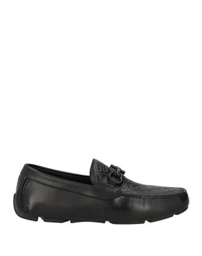 Ferragamo Man Loafers Black Size 9 Calfskin